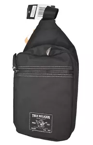 True Religion Crossbody Bag For Women/Men Sling Bag Backpack Travel Black - Picture 1 of 4