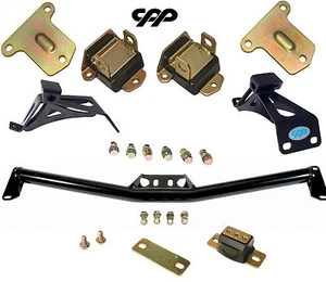 63-72 Chevy C10 Truck Small Block Engine Motor Mounts / Transmission Crossmember - Bild 1 von 9