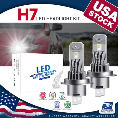 Super Bright H7 Led Headlight Bulbs for Mercedes-Benz Sprinter 1500/2500/3500 - Image 1 of 4