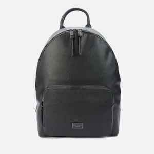 $249 Ted Baker Men's Black Athos Crossgrain Backpack NEW - Picture 1 of 14