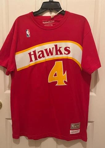 Spud Webb Mitchell and Ness Atlanta Hawks player t-shirt Cover