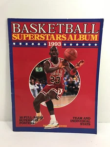 1993 Basketball Superstars Album Magazine - Picture 1 of 7