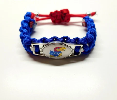 Kansas Jayhawks Adjustable Charm Bracelet Fan Apparel & Souvenir College NCAA Cover