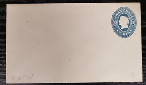 Guatemala Very Old UNUSED PSE Postal Stationery Cover H&G B2c