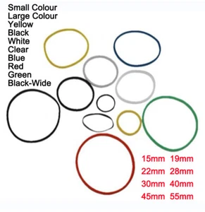 Round Rubber Drive Belt Machine Bands Roller For Motor watch Repair OD 15mm~55mm - Picture 1 of 24