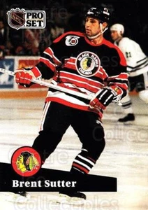 1991-92 Pro Set #374 Brent Sutter - Picture 1 of 1