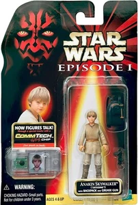 Star Wars, Episode 1 Phantom Menace, w/ CommTech Chip, Anakin Skywalker Tatooine - Picture 1 of 3