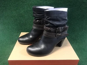 Pikolinos Womens Sz 37 US 6.5 Black Leather Verona Ankle Boots Strappy 829-8564 - Picture 1 of 8