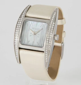Reloj Vendoux Swarovski Caja Acero Inoxidable y Correa Cuero LS14315 Nuevo 3 Atm - Imagen 1 de 4
