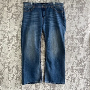 Seven 7 Jeans Men 40x32 Boot Cut Medium Wash Denim Blue Flap Pockets Mid Rise - Picture 1 of 15