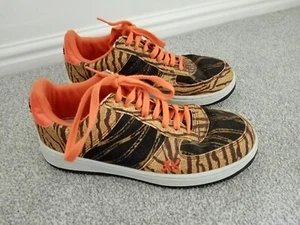 Akon Clothing Company KONVICT US 10 EUR 43 Sneakers GOLD Orange Size 9 UK RARE - Picture 1 of 12
