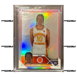 2023 Topps Chrome McDonald's A/A - Aqua/Fuchsia #60 Cody Williams Rookie /175 - Picture 1 of 2