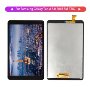 LCD Touch Screen Digitizer Assembly ± Frame For Samsung Tab A 8.0 T387 SM-T387 - Picture 1 of 11