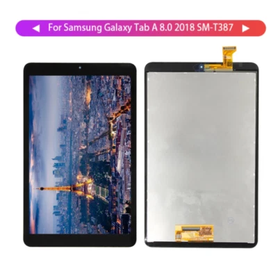 LCD Touch Screen Digitizer Assembly ± Frame For Samsung Tab A 8.0 T387 SM-T387 - Image 1 of 4