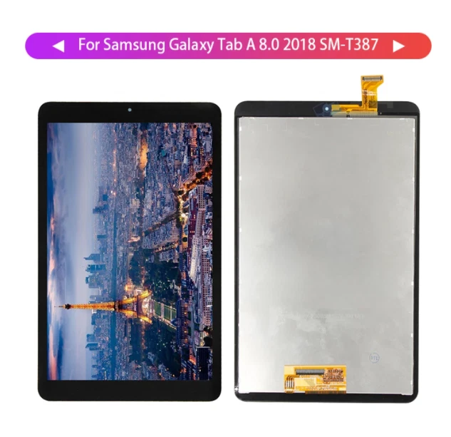 LCD Touch Screen Digitizer Assembly ± Frame For Samsung Tab A 8.0 T387 SM-T387 - Image 1 of 4