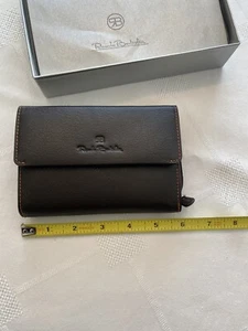 Renato Balestra Womens Brown Leather Wallet with Zip/Cards/checkbook/Accordian - Picture 1 of 6