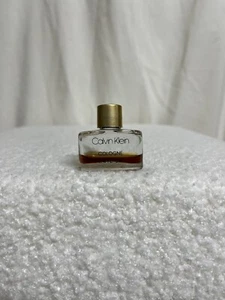 Vintage 1978 Calvin Klein Natural Cologne Miniature .25 oz 1/4 fl oz 25% Full - Picture 1 of 5