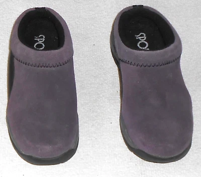 ЖЕНСКИЕ SPORTO СЕРОВАТО ФИОЛЕТОВЫЙ ЗАМШЕВЫЙ САБО - РАЗМЕР 10W - Изображение 1 из 4