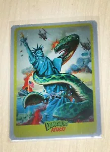 2015 Topps Mars Attacks Occupation Kickstarter Metal Dinosaurs Attack card - Picture 1 of 2