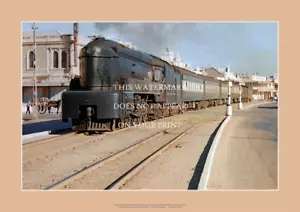 South Australian Railways 520 Class Loco Art Print – Port Pirie –2 sizes Poster - Picture 1 of 4