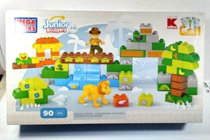 Mega Bloks Junior Builders Safari Jungle 90 Pieces 2014 NEW SEALED 83006 K-Mart - Picture 1 of 7