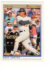 1991 O-PEE-CHEE Gary Carter (HOF) #19 Los Angeles Dodgers