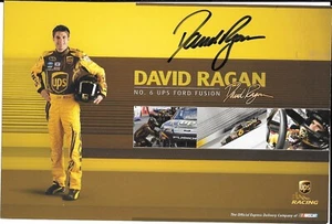 David Ragan NASCAR Autographed Photo #6 UPS - Picture 1 of 2