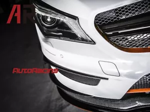 Carbon Front Side Canards 6 PCS for C117 W117 CLA250 CLA200 CLA45 AMG Bumper - Bild 1 von 3
