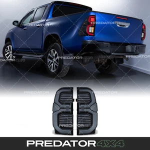 GR STYLE LED TAIL LIGHT SMOKED REAR LIGHTS UPGRADE FOR TOYOTA HILUX MK8 15-21 - Afbeelding 1 van 12
