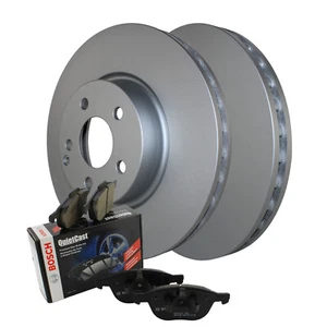 Front Brake Kit 322mm Disc Rotors and Bosch Semi-Met Pads For MB W204 W212 R172 - Picture 1 of 8