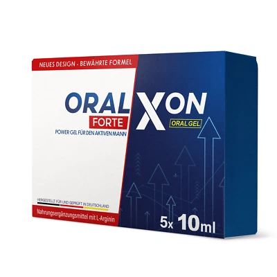 Saint Nutrition® Oralxon Forte Potenz Gel extra stark lange beim sex Durchhalten