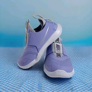  Nike  Runner Girls 5c-purple Slip On  Flex Runner Sneakers UK-4.5 EU-21 - Picture 1 of 11