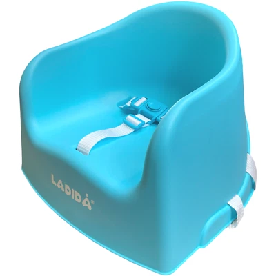 LADIDA Blue Feeding Dining Baby Booster Seat Travel Adjustable High Chair 417