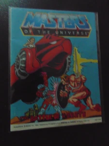 Mini cómic Masters of the Universe MOTU He-Man 1984 Taiwán robot de batalla #1 - Imagen 1 de 2