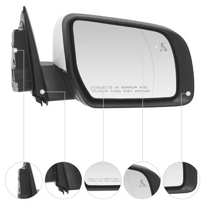 Rearview Mirror For 2019-2023 Ford Ranger Left Driver Side Mirror W/Blind Spot - Image 1 of 4