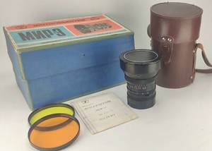 SERVICED! NEAR EXC! WIDE ANGLE USSR MIR-3 f3.5/65 LENS, KIEV-88/SALUT, FULL SET