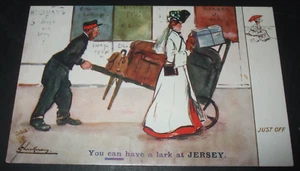 LANCE THACKERAY Comic EISENBAHNBAHNHOF PORTIER HABE EINE LERCHE AM TRIKOT GERADE AUS - Bild 1 von 1