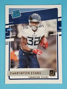2020 Panini Donruss RC Darrynton Evans Tennessee Titans #333 - Picture 1 of 2