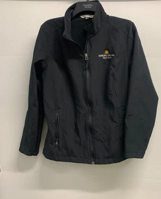 Chaqueta Port Authority Soft Shell para mujer grande negra Rancho Del Sol club de golf Foto 1 de 4