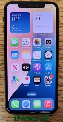 Apple iPhone XS phone - 256GB - Space Gray - 5.8" - Unlocked - A1920 - Image 1 of 2