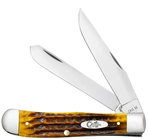 Case xx Knives Trapper Heritage Honeycomb Bone 32270 Taschenmesser rostfrei - Bild 1 von 3
