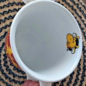 ENESCO NICI Giraffe Mug Cup Brown Gold Animal Print Little Giraffe Inside - Picture 1 of 5