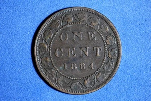1884 Canada Bronze Large Cent #M24430 - Picture 1 of 2