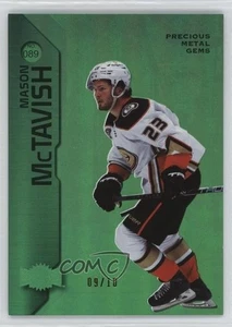 2023-24 Metal Universe Precious Metal Gems Mason McTavish #089 PMG Green 09/10 - Picture 1 of 3