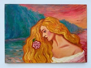 Rene Magritte (Handmade) Oil On Canvas Painting signed and stamped - Picture 1 of 8