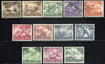 GERMANY 1943 USED SET #B218-29, ARMY DAY !! F280 - Image 1 of 2