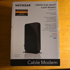NETGEAR CM500 (CM500100NAS) 680 Mbps - Black - Picture 1 of 5