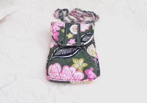 Vera Bradley Olivia rosa Handytasche W 27" Chn Strp 6,5"x4,25" Mag Snp NEU NT - Bild 1 von 3