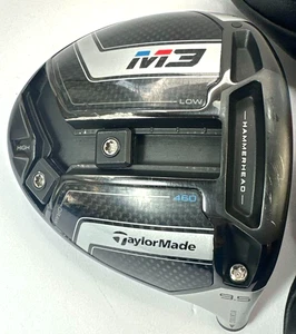 Used TaylorMade M3 460 9.5 Driver Head Only Right Handed Adjustable Golf Club - Picture 1 of 6