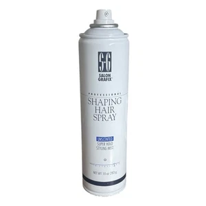 Salon Grafix Professional Shaping Hair Spray Super Hold Unscented SG 10oz - Picture 1 of 2